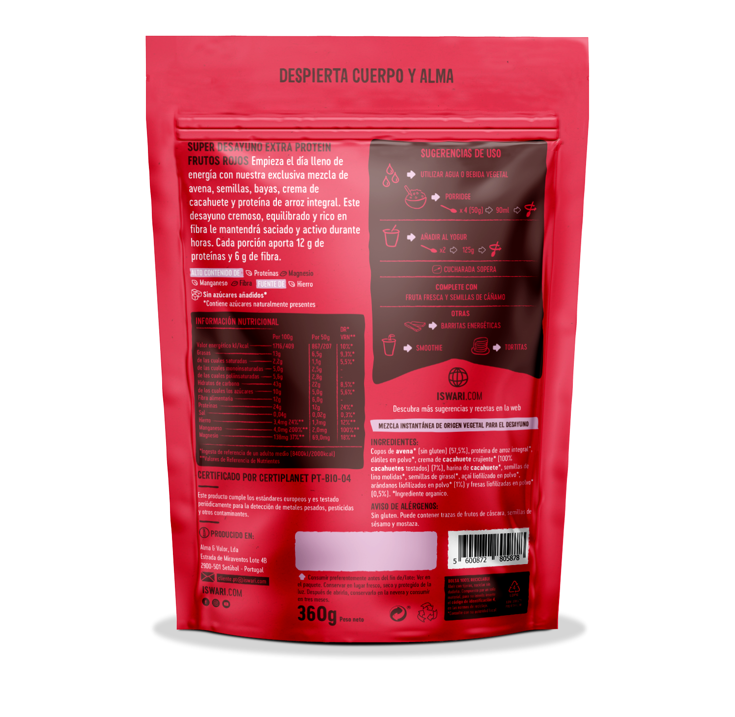 Super Desayuno Extra Protein - Frutos Rojos 2